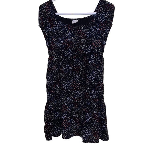 Abercrombie Kids Navy and Floral Dress Size 13/14 - Picture 10 of 10